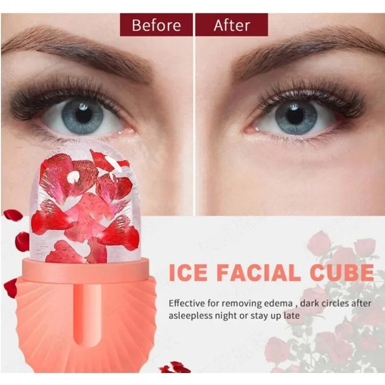 Silicone Ice Cube Trays Beauty Lifting Ice Ball Face Massager Contouring Eye Roller Facial Treatment Reduce Acne Skin Care Tool