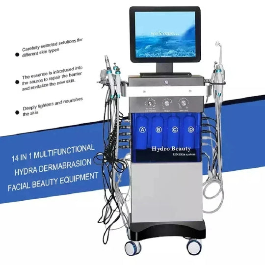 Oxygen Facial Care Machine Hydra Diamond Moisturizing Microcrystalline Skincare Surgery For Professional Deep Cleansing