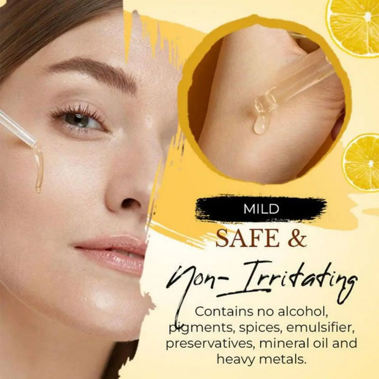 Turmeric Melasma Whitening Correcting Serum Facial Care Essence Oil Dark Spot Removal Brighten Skin Fade Pigment Freckle Melanin