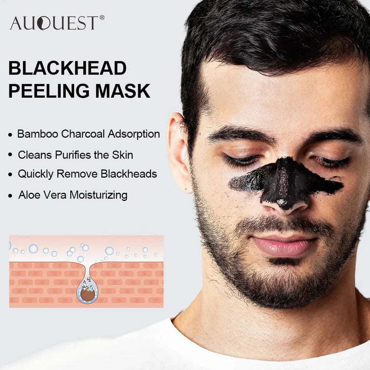 Black Dot Face Mask T-zone Black Head Removal Nose Strips Cleaning Women Men Bamboo Charcoal Blackhead Facial Masks Skin Care